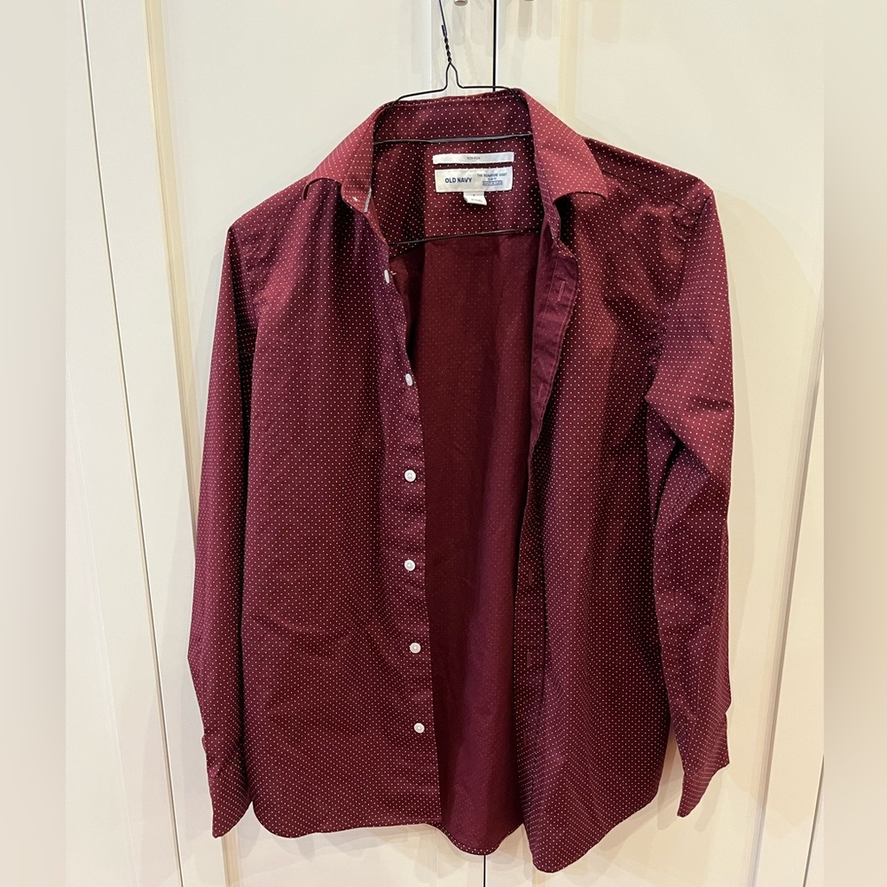 Old Navy Collared Button Down Dress Shirt